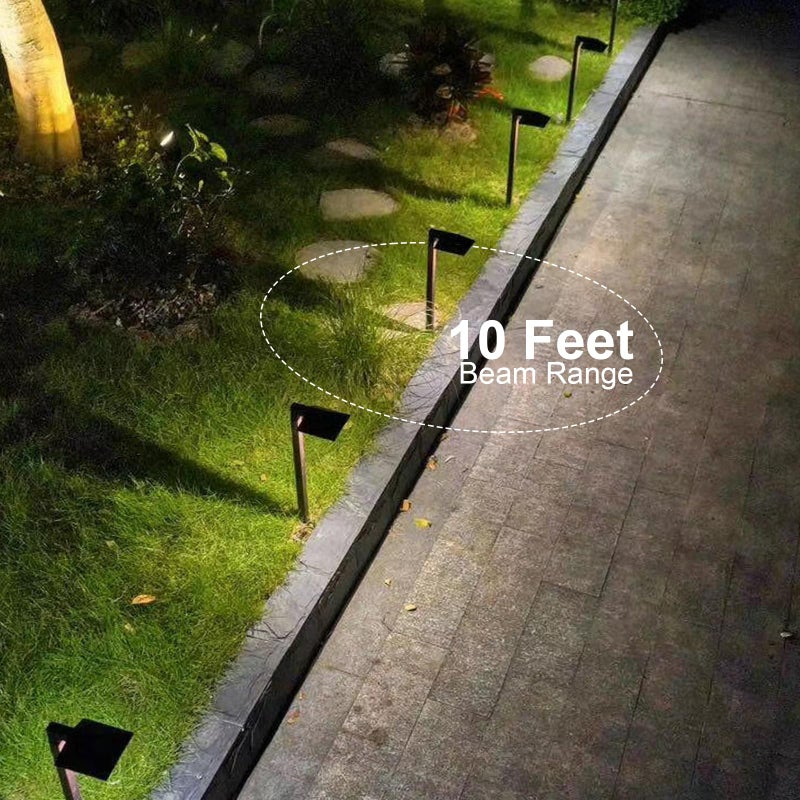 GOODSMANN Low Voltage Landscape Path Lights 8PK Kit 0.6W LED Sidewalk Landscape Lighting 22 Lumen Outdoor Electric Walkway & Pathway Lights Wired Bronze Finish 3100K Warm White with Cable Connectors - Image 5